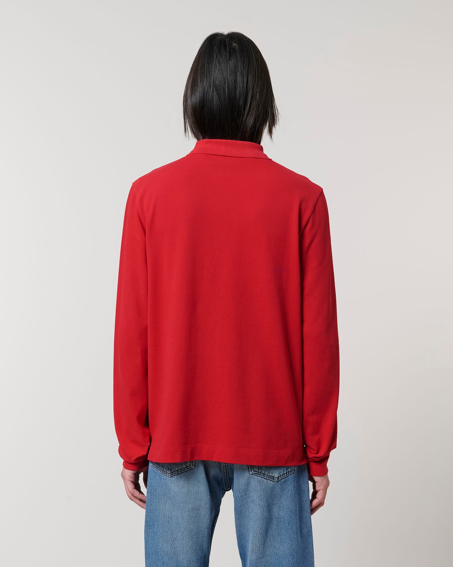 Prepster Long Sleeve - Red - Rückseite 