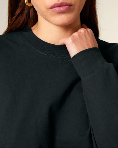 Freestyler Long Sleeve - Black - Vorderseite Detail