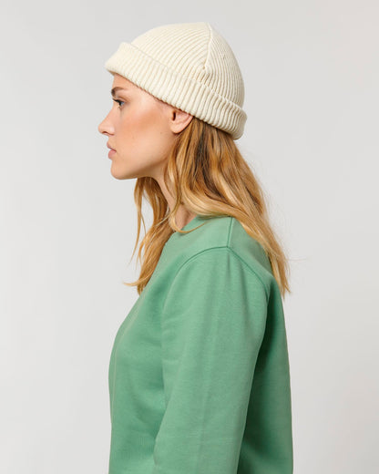 Fisherman Beanie - Natural - Vorderseite Detail