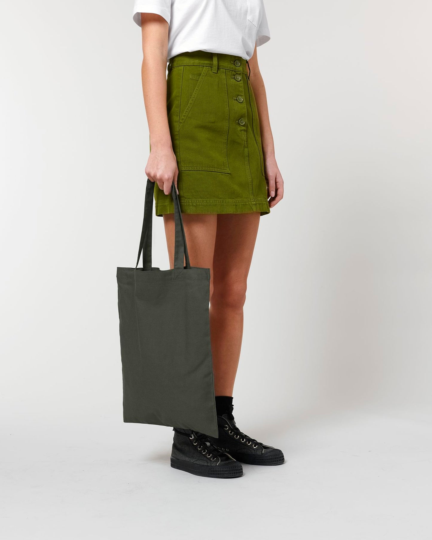 Light Tote Bag - Khaki - Vorderseite Detail