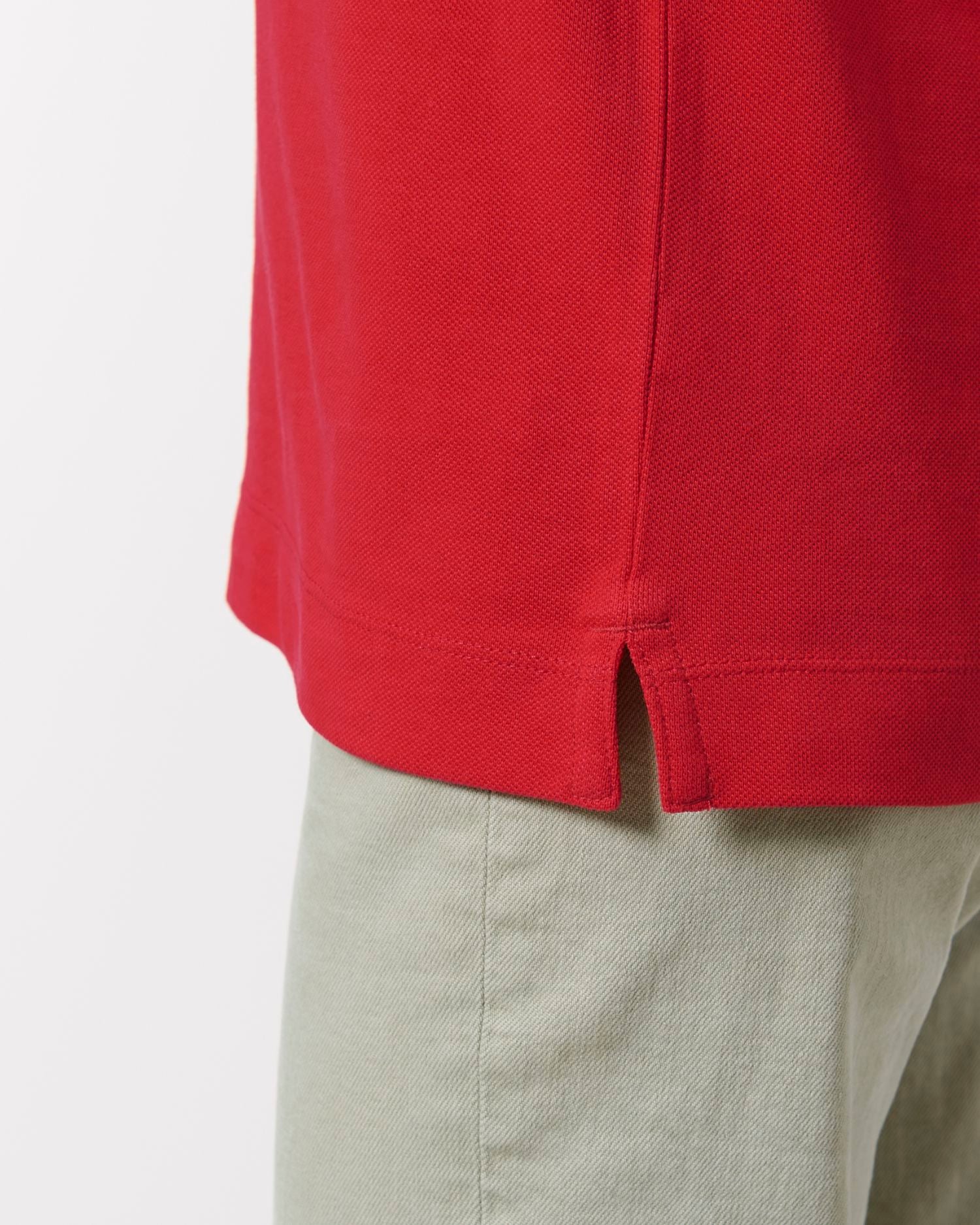 Prepster Long Sleeve - Red - Vorderseite Detail