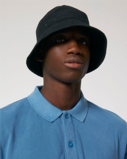 Bucket Hat - Black - Vorderseite 