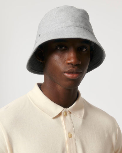 Bucket Hat - Heather Grey - Vorderseite 