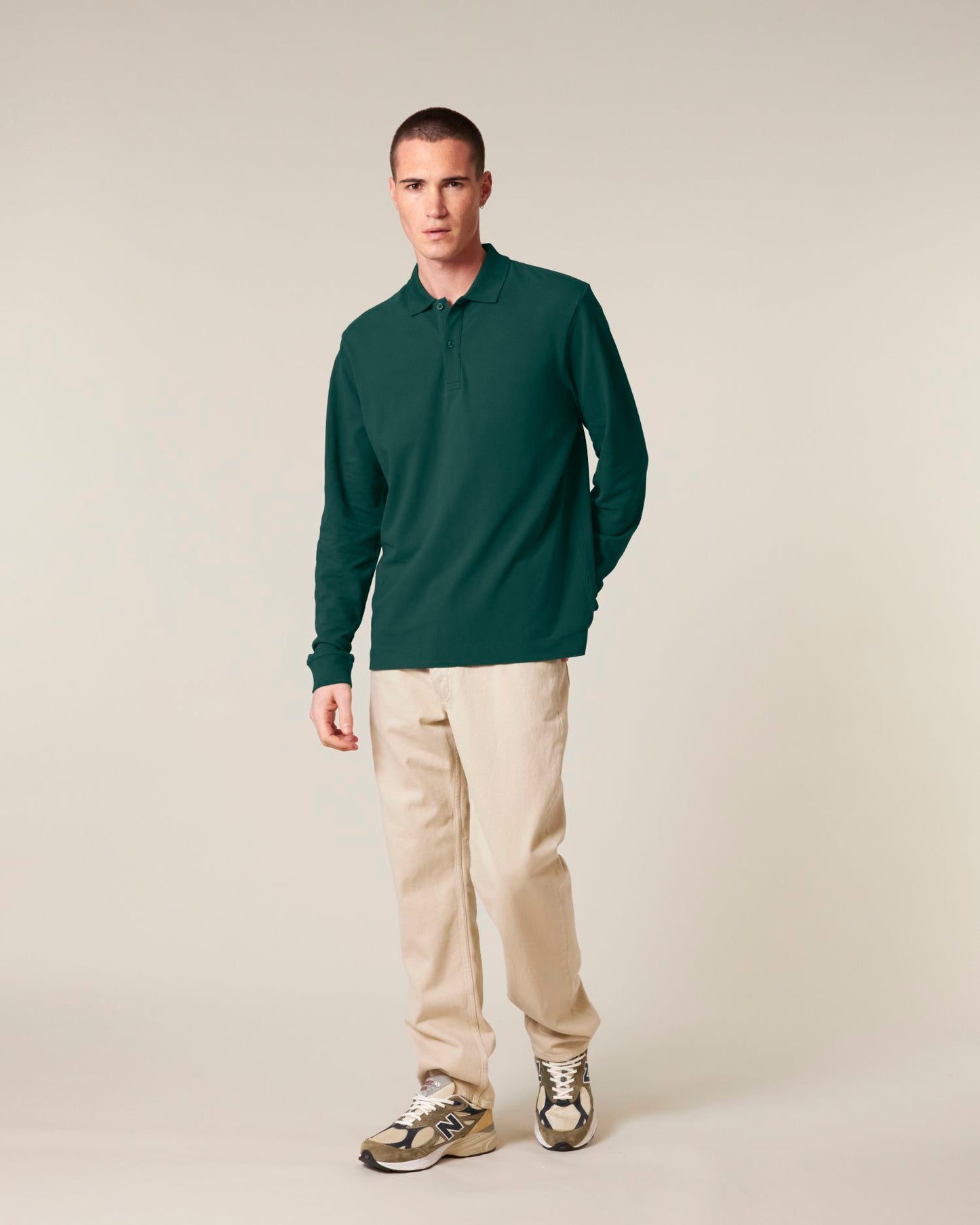 Prepster 2.0 Long Sleeve - Glazed Green - Vorderseite 