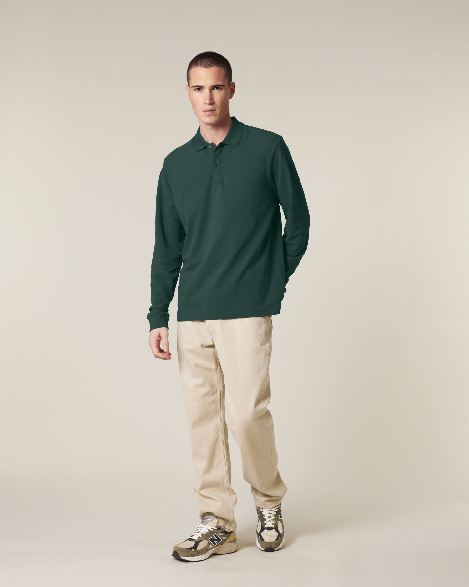 Prepster 2.0 Long Sleeve - Glazed Green - Vorderseite 