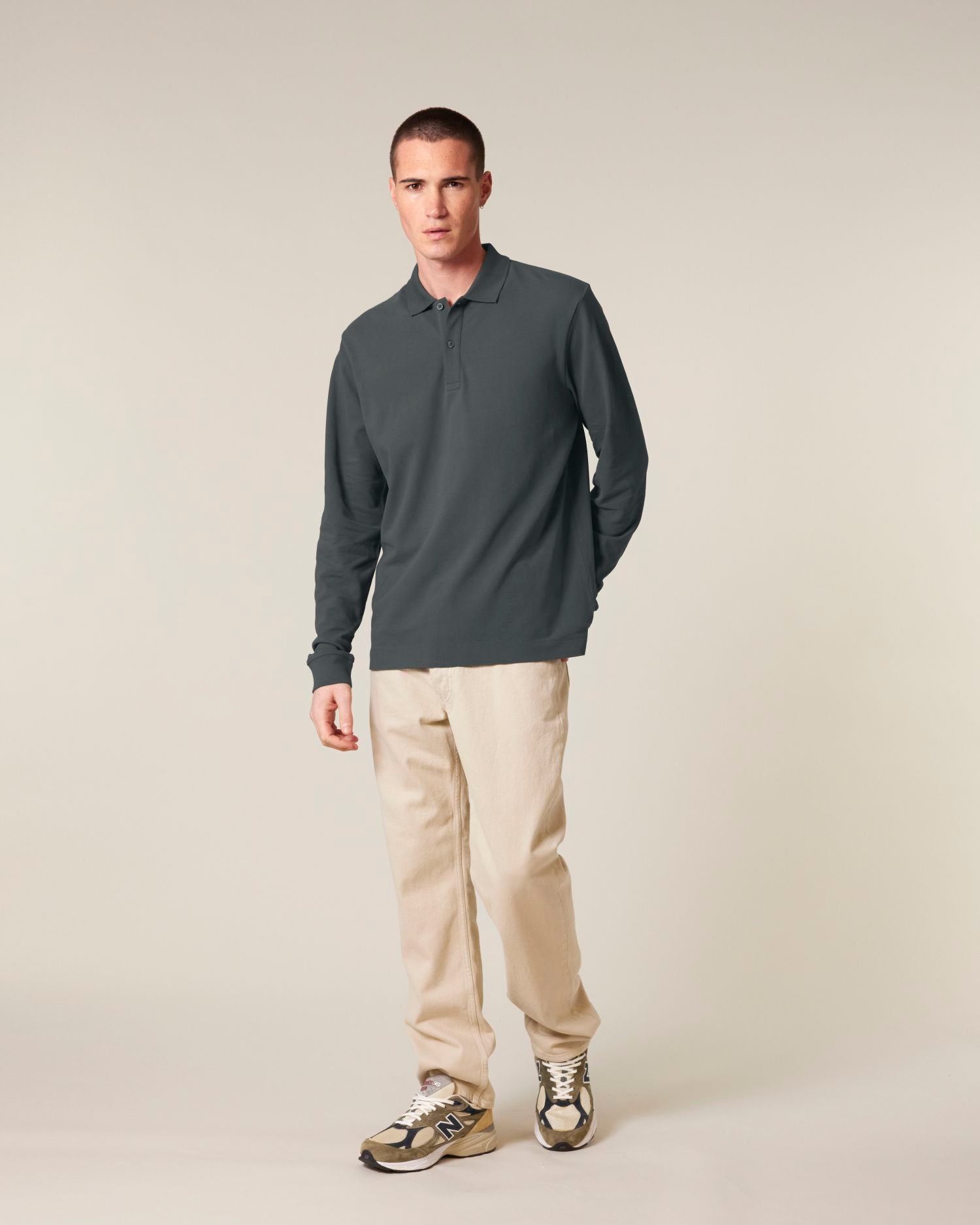 Prepster 2.0 Long Sleeve - Anthracite - Vorderseite 