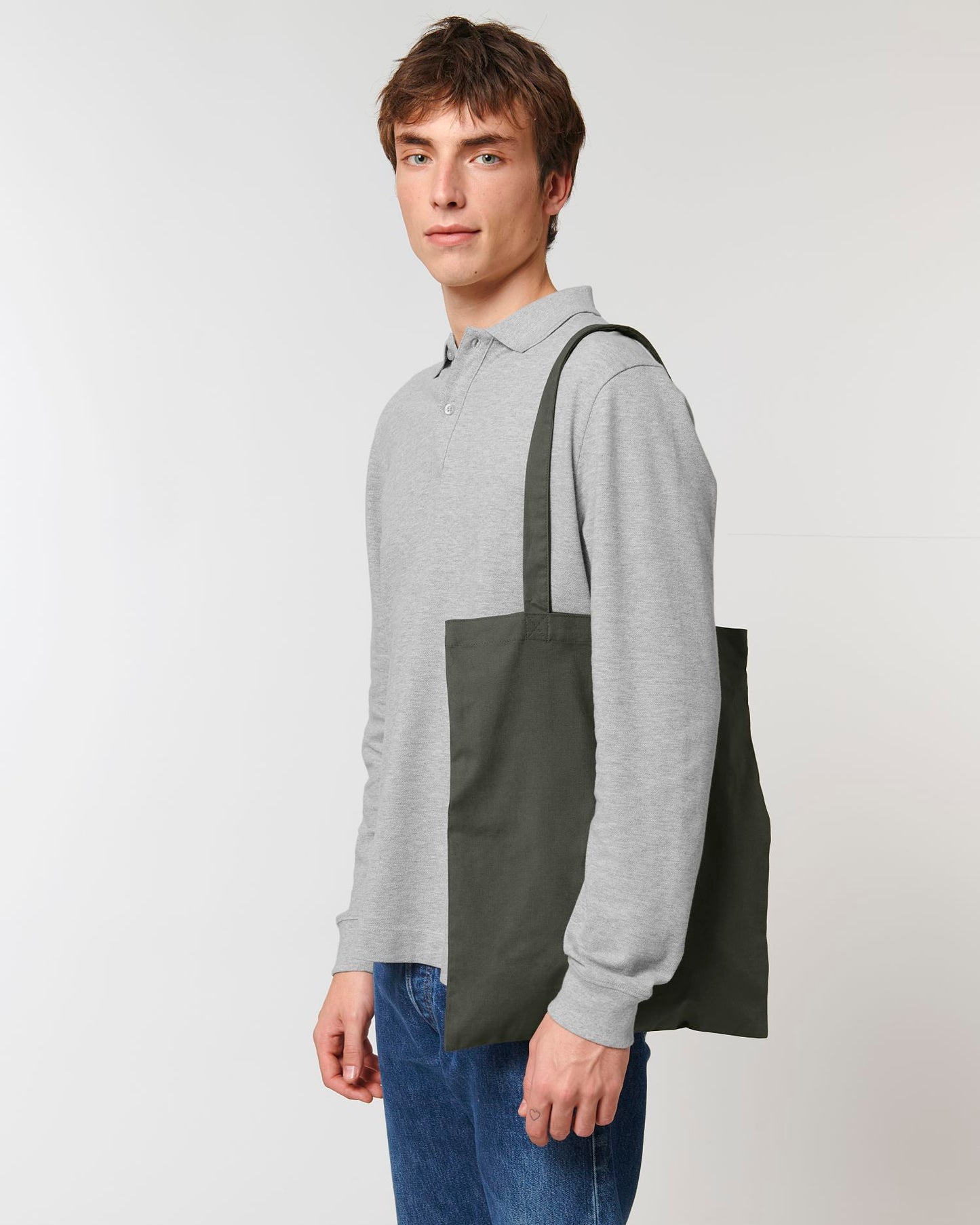 Light Tote Bag - Khaki - Vorderseite 