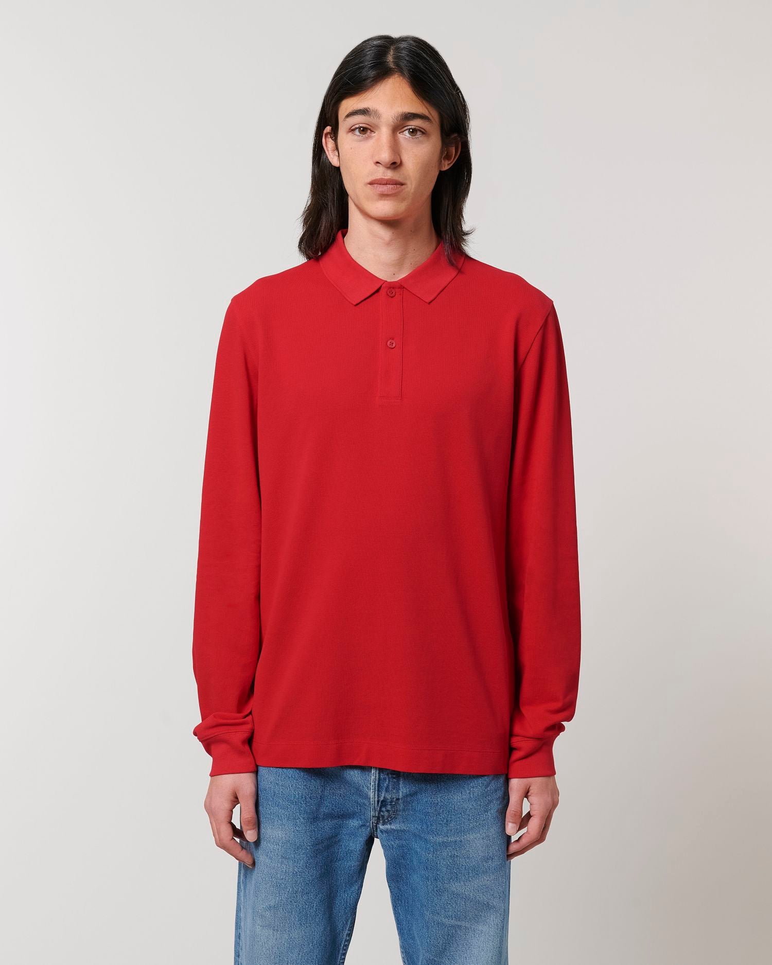 Prepster Long Sleeve - Red - Vorderseite 