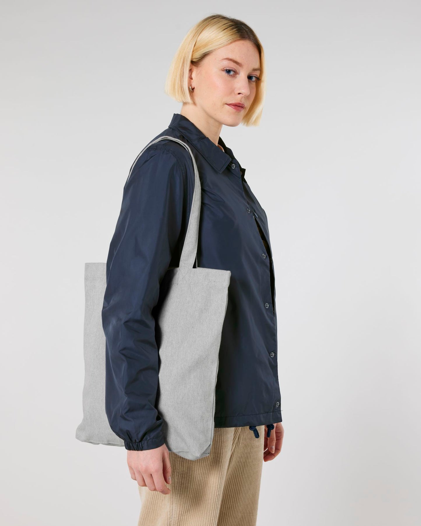 Tote Bag - Heather Grey - Vorderseite 