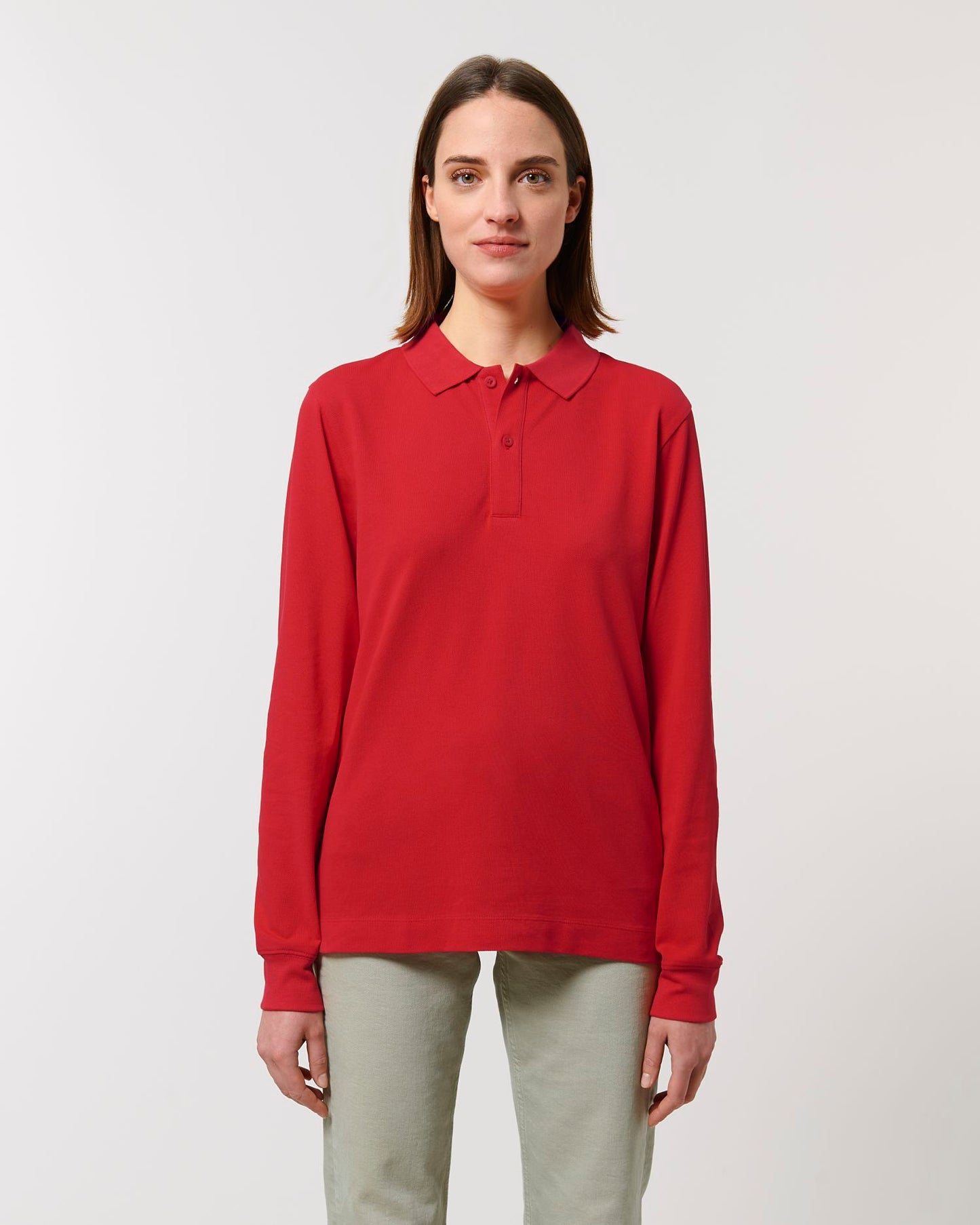 Prepster Long Sleeve - Red - Vorderseite 