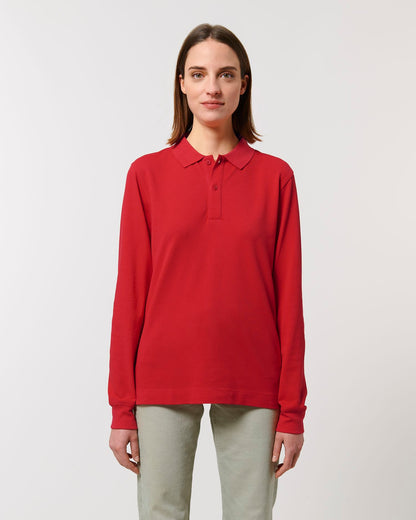 Prepster Long Sleeve - Red - Vorderseite 