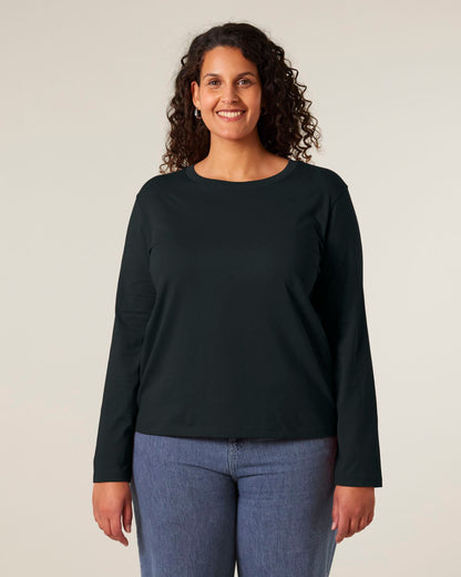 Stella Muser Long Sleeve - Black - Vorderseite 